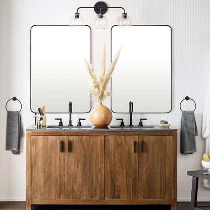 GRACTO 20X30'' Oil Rubbed Bronze Bathroom Rectangle Mirror