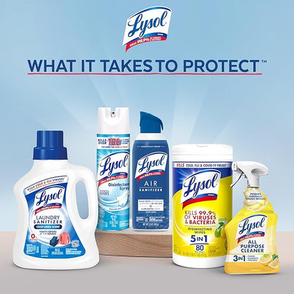 LYSOL Bathroom Cleaner Spray with OXI Action (Hydrogen Peroxide), 0% Bleach Formula, Multipurpose Disinfecting Cleaner for Tub, Tile & Shower, Removes Soap Scum & Limescale, Spring Breeze Scent, 32oz