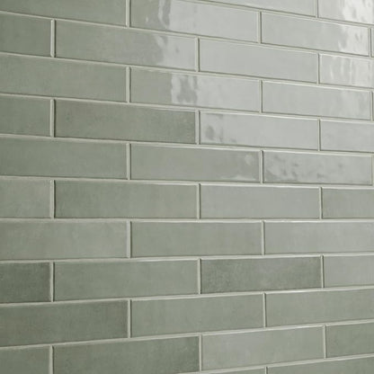 MSI Renzo Jade 3x12 Inch Glossy Ceramic Subway Tile for Bathroom, Kitchen Backsplash, Accent Wall, Shower
