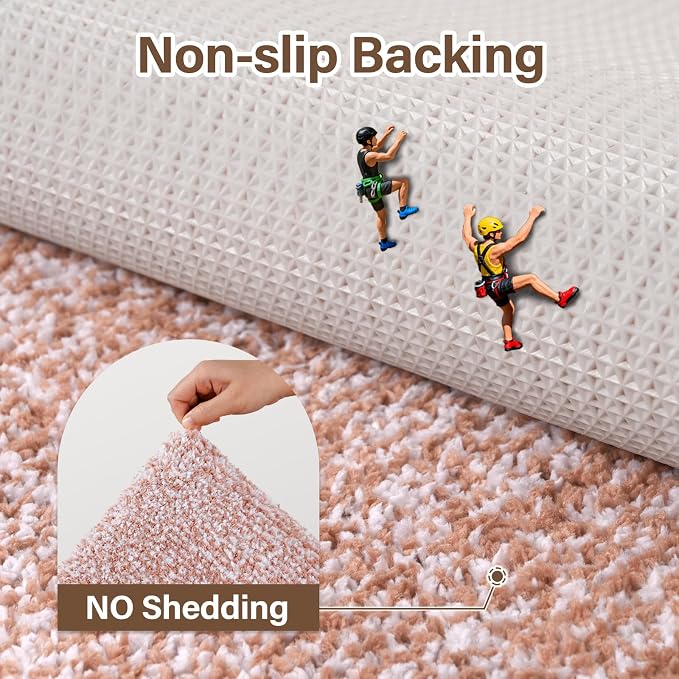 48x24 Long Bathroom Rugs Washable Non Slip, Pink Bath Mat for Bathroom Floor Tub, Soft Absorbent Quick Dry Mats for Shower, Bathtub,Home Decor