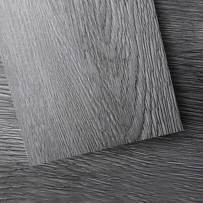 Art3d Peel and Stick Floor Tile Vinyl Wood Plank 12-Pack 18 Sq.Ft, Deep Gray, Rigid Surface Hard Core Easy DIY Self-Adhesive Flooring