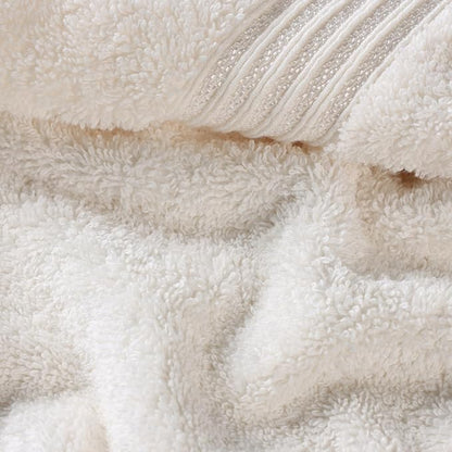 Superior Egyptian Cotton 10-Piece Face Towel Set , Small Towels For Facial, Spa, Quick Dry, Absorbent Towels, Bathroom Accessories, Guest Bath, Home Essentials, Washcloth, Airbnb, Ivory
