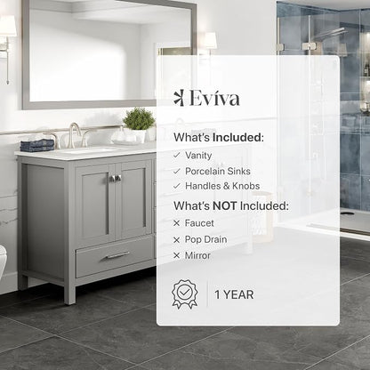 Aberdeen 72 in. Gray Double Sink Bath Vanity with Carrara Quartz Top and Undermount Porcelain Sinks