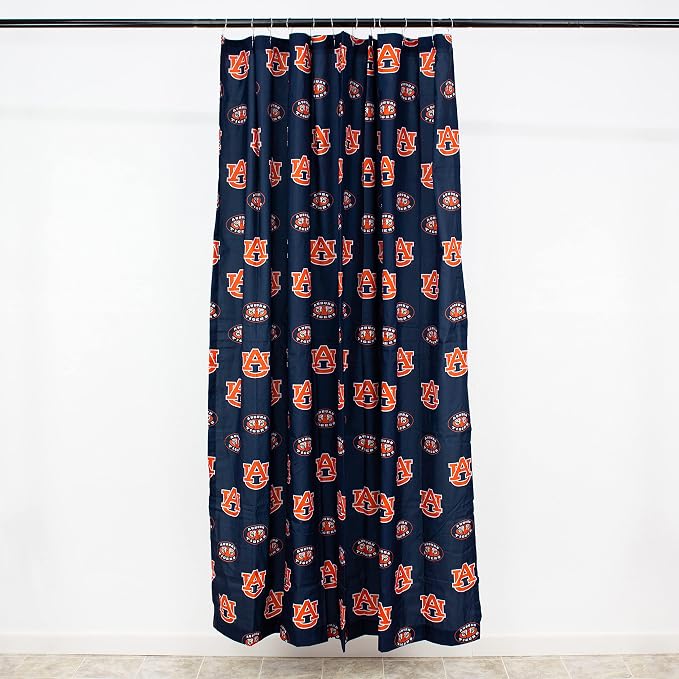Everything Comfy Auburn Tigers Bright and Colorful Shower Curtain Cover 70" x 72"