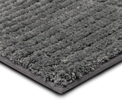 Mohawk Home Sanctuary Casual Solid Gray 1' 5" X 2' Bath Mat Perfect for Bathroom