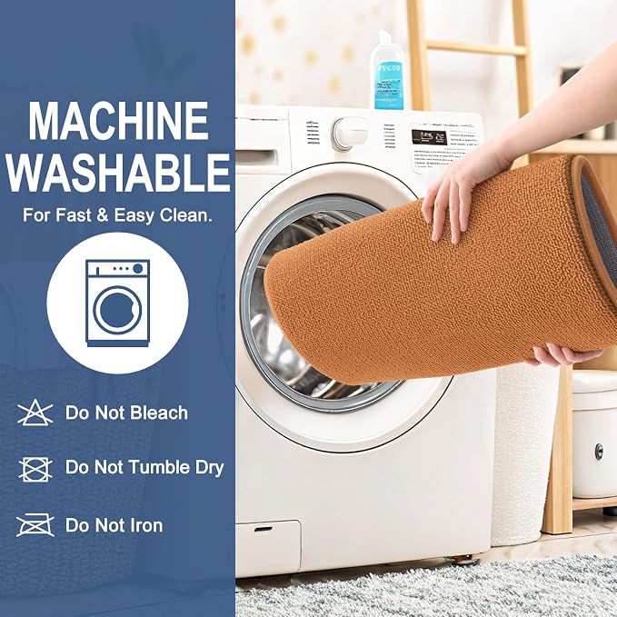 OLANLY Thick Memory Foam Bathroom Rugs 36x24, Soft Absorbent Bath Mat, Clay | Quick Dry Bath Rugs, Non-Slip Carpet, Machine Washable Mats for Bathroom Floor, Tub and Shower, Home Decor Accessories