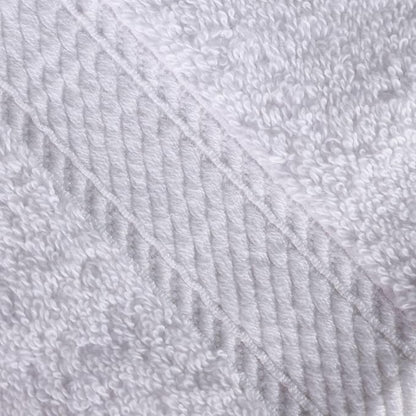 SUPERIOR Egyptian Cotton Ultra Plush & Absorbent, 3 Piece Set, White | Quick Dry, Soft Luxury Towel Set, Bath Essentials, Guest Bath, Spa, 1 Bath, 1 Hand, 1 Face Towels, Madeline Towels