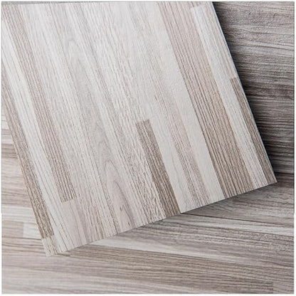 Art3d 36-Pack Wood Texture Peel and Stick Vinyl Flooring Tiles, Dusty Grey | 18 & 54 sq.ft Options, Rigid Surface Hard Core, Waterproof, Self-Adhesive, Impact Resistant, Fit Indoor Household Spaces