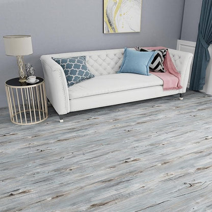 Lareko Peel and Stick Floor Tile, Waterproof Vinyl Plank Flooring | 36-Pack 54 Sq.Ft, Self-Adhesive Laminate Vinyl Tiles,Realistic Wood Grain for DIY Bathroom, Laundry Room & Rental Upgrades