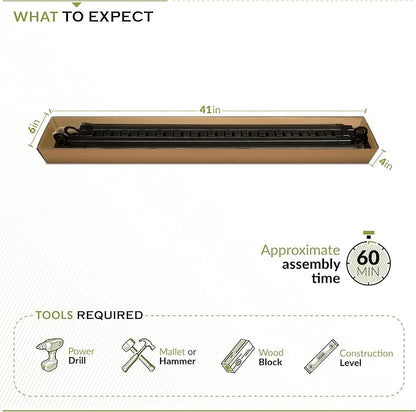 Zippity 24in Zurich Fence Kit, Poly-Steel DIY No Dig Kit | 24inH x 36inW, Black, 2 Panels, Small Dog Fence, ZP19086