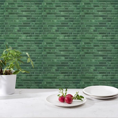 STICKGOO Peel and Stick Backsplash - 10 Sheets of 12”×12” - 3D Self Adhesive Peel and Stick Tile Backsplash for Kitchen & Bathroom