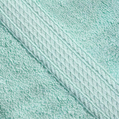 SUPERIOR Egyptian Cotton Ultra Plush & Absorbent, 3 Piece Set, Sea Foam | Quick Dry, Soft Luxury Towel Set, Bath Essentials, Guest Bath, Spa, 1 Bath, 1 Hand, 1 Face Towels, Madeline Towels