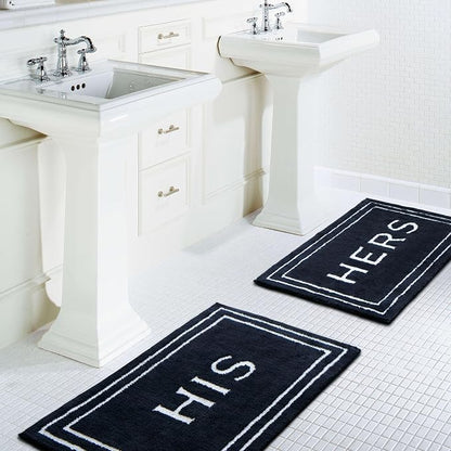 Mohawk Home His Casual Novelty; Solid Navy Blue 1' 5" X 2' Bath Mat Perfect for Bathroom