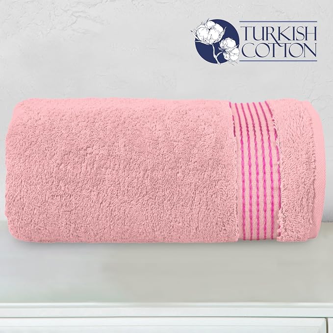 Elegant Comfort Premium Super Soft Highly Absorbent 1 Piece Oversized Bath Sheet - 40" x 80" inch, Luxurious Hotel Spa Quality 100% Turkish Cotton Extra Large Bath Towels for Adults, Dusty Rose