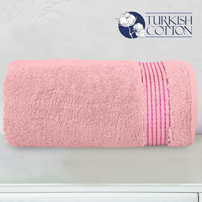 Elegant Comfort Premium Super Soft Highly Absorbent 1 Piece Oversized Bath Sheet - 40" x 80" inch, Luxurious Hotel Spa Quality 100% Turkish Cotton Extra Large Bath Towels for Adults, Dusty Rose