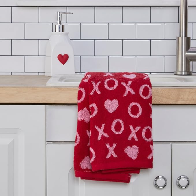 SKL Home Seasonal Soap/Lotion Dispenser Set with 7 Holiday Magnets, Silver | Interchangeable designs to celebrate all year! Gift-ready & great for the bathroom, kitchen, bar or any sink space.