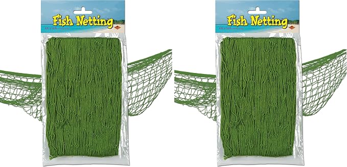 Beistle Decorative Fish Netting, 4 by 12-Feet (Pack of 2)