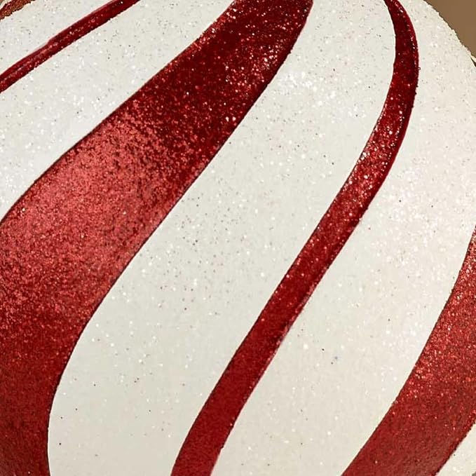 Avanti Linens - Lotion Pump/Soap Dispenser, Durable Hand-Painted Resin, Countertop Accessories, Holiday Home Decor (Glitter Ornament)