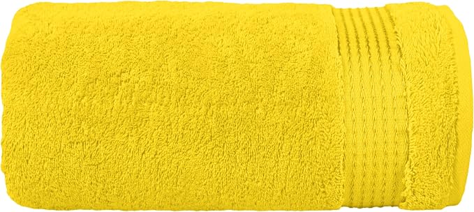 Elegant Comfort Premium Super Soft Highly Absorbent 1 Piece Oversized Bath Sheets - 40" x 80" inch, Luxurious Hotel Spa Quality 100% Turkish Cotton Extra Large Bath Towels for Adults, Yellow
