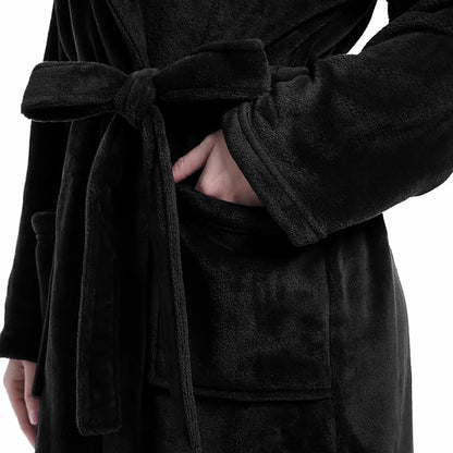 Plush Soft Robes for Women, Premium Fleece Womens Robe Cozy Warm Bathrobe