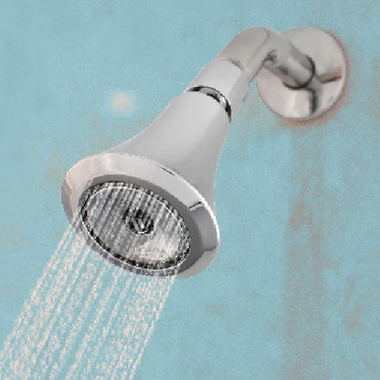 Niagara Conservation N2150-TP Luxury Spa 1-Spray with 1.5 GPM 2.35-in. Wall Mount Adjustable Fixed Shower Head in Chrome, 1-Pack | Bathroom Shower Head Sprayer with Pressure Compensation