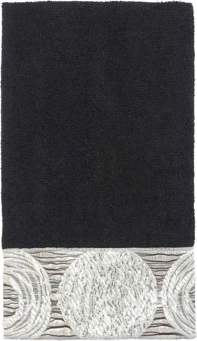 Avanti Linens - 3pc Towel Set, Soft & Absorbent Cotton Towels (Galaxy Collection, Black)