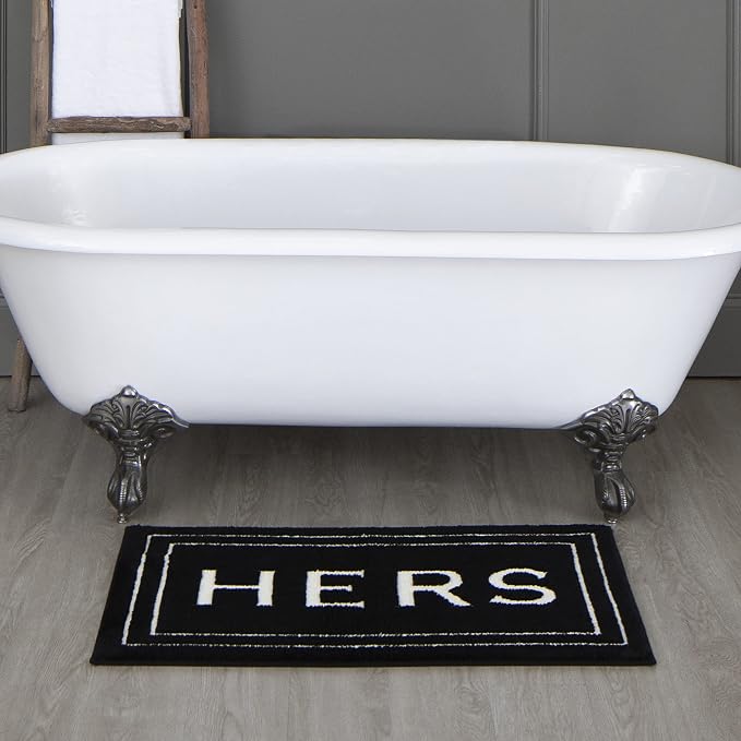 Mohawk Home Hers Ebony 2' x 3' 4" Bath Mat