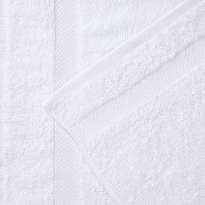 Superior 24-Piece Cotton Face Towel/Washcloth Set, Small Towels for Facial, Spa, Resort, Quick Wash, Gym, Resort, Bathroom Essentials, Master/Guest Bath Decor, Soft, Franklin Collection, White