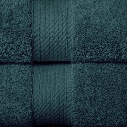 SUPERIOR Egyptian Cotton Ultra Plush & Absorbent, 10 Piece Set, Teal | Quick Dry, Soft Luxury Towel Set, Bath Essentials, Guest Bath, Spa, 2 Bath, 4 Hand, 4 Face Towels, Madeline Towels