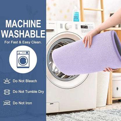 OLANLY Thick Memory Foam Bathroom Rugs 36x24, Absorbent Bath Mat, Lavender | Soft Quick Dry Bath Rugs, Non-Slip, Machine Washable Carpet for Bathroom Floor, Tub and Shower, Home Decor Accessories