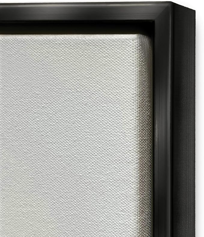 'Soothing Eucalyptus Herb Arrangement'| Floating Frame Canvas Art | Stupell Industries | Black, 18 x 18 Inches, Easy to Hang and Sturdy, Made in USA, by Nan