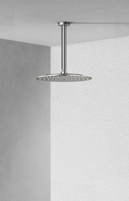 VBFF-Shower Head,rain shower head, 8 inch- Round Shower Head, 1.8 GPM Flow Rate, rainfall showerhead,VBFF11 (Brushed Nickel)