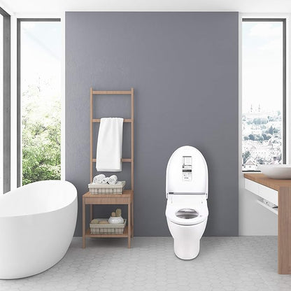 Lotus Bidet ATS-2000 Elongated, Premier Class, Purestream Function(Constipation Relief) Heated Seat With Wireless Remote Control, Unlimited Warm Water, Warm Air Dryer, Made in Korea