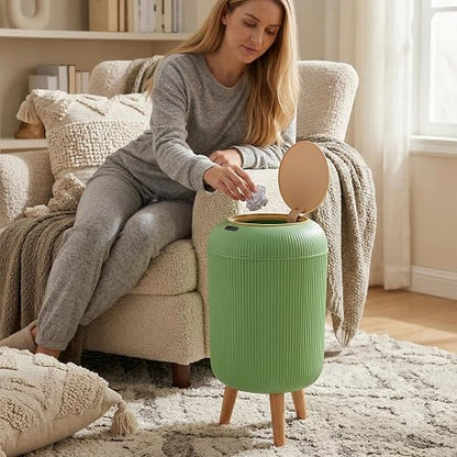 Pukomc Smart Sensor Wastebasket, Convenient and Hygienic Easy to Use | Technology Sensor Waterproof Wastebasket Plastic Trash Can for Kitchen, Bathroom, Bedroom, Living Room, Office and Outdoor