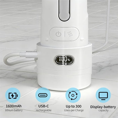 Portable Bidet for Travel,Personal Hygiene Sprayer Bottle for Women Men | Mobile Bidet Portable for Toilet,Electric Handheld High-Pressure Foldable USB-C Battery-Powered