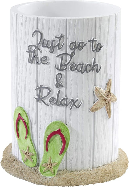 Avanti Linens - Tumbler, Countertop Cup for Bathroom or Kitchen, Beach Inspired Bathroom Decor (Beach Mode Collection)