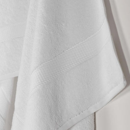 Superior Egyptian Cotton Plush & Absorbent, Bath Towel Set of 2, White | Quick Dry, Soft Luxury Towel Set, Bath Essentials for Bathroom, Guest Bath, Spa, 2 Piece Bath, Madeline Towels