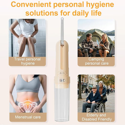 Electric Portable Bidet for Postpartum Care, Light Orange