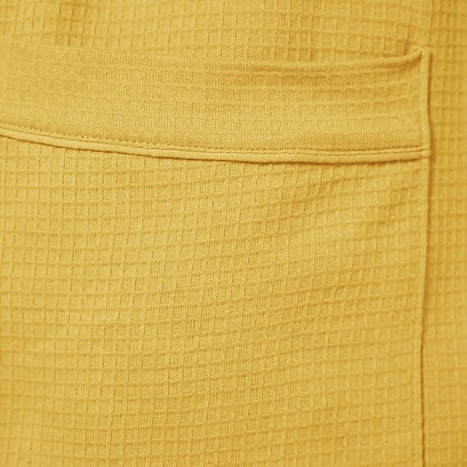 Amazon Essentials Women's Lightweight Cotton Waffle Mid-Length Bathrobe (Available in Plus Size)