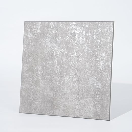 W&S 1-Sheet Peel and Stick Floor Tile, Warm Grey Stick on Backplash for Kitchen,Self Adhesive Faux Stone Wall Tile for Living Room,Bathroom,Bedroom, Thicker Waterproof