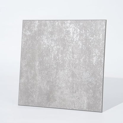 W&S 1-Sheet Peel and Stick Floor Tile, Warm Grey Stick on Backplash for Kitchen,Self Adhesive Faux Stone Wall Tile for Living Room,Bathroom,Bedroom, Thicker Waterproof
