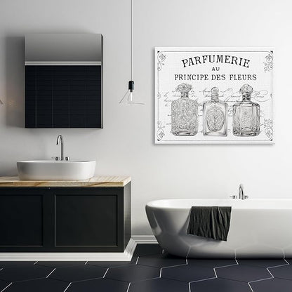 Stupell Industries Vintage French Perfumery, 36 x 48 Inch Canvas Wall Art | Stupell Industries · By Lettered and Lined · Ready to hang · Elegant French country charm for bathroom or hallway