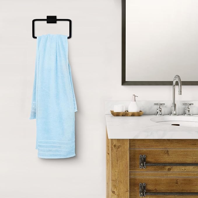 Avalon Towels Bath Towels Set of 4, Size 30 x 60 Inches - 60% Cotton, 40% Viscose Made from Bamboo, Soft and Absorbent, Thin and Quick Drying, Lightweight, Perfect for Daily Use