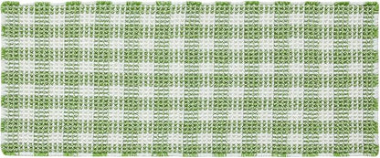 TYUU Waffle Bath Mat, Cute Bathroom Rugs Non Slip, 48x24 Green & White | Super Absorbent Quick Dry Bath Rug, Non-Slip Backing, Soft Waffle Washable Farmhouse Bathroom Mats, Tub, Shower & Home Decor
