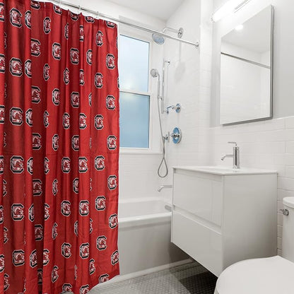 Everything Comfy South Carolina Gamecocks Bright and Colorful Shower Curtain Cover 70" x 72"