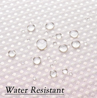 WEST LAKE Pink Waffle Shower Curtain Ombre Decorative Water Resistant No Hook Shower Curtain for Bathroom Hotel Spa with Grommet Machine Washable,Gradient White to Blush 70" Wx72 L