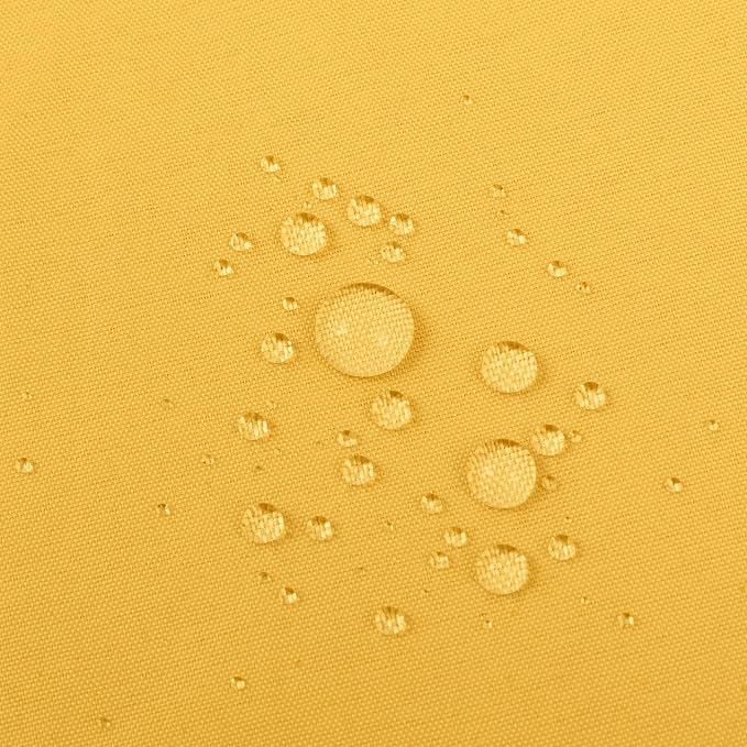 ALYVIA SPRING Waterproof Fabric Shower Curtain or Liner Yellow, 72x72 | 3 Magnets, Soft Cloth & Hotel Quality, Machine Washable, Light-Weight, Standard Size