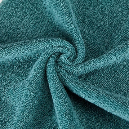 Amazon Basics Fade-Resistant Soft & Absorbent Bath, Hand and Washcloth Towel Set for Everyday Use, 100% Cotton, 30 x 54 inches, Teal Green, Set of 6