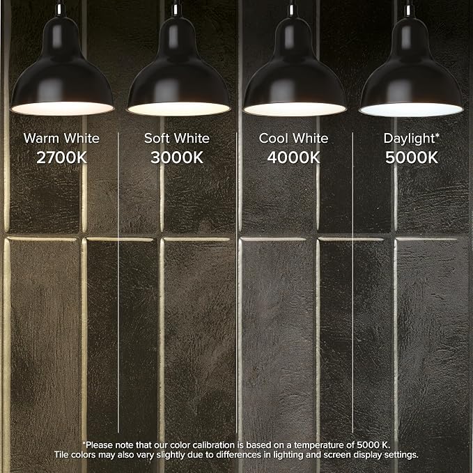 Smart Tiles Peel and Stick backsplash, Stacked Graphite Black, 11.43"x9" | Pack of 5 (3.5 sq ft), Glossy, Heat/Moisture Resistant, Low VOC, Kitchen/Bathroom, Renter Friendly, Made in Canada