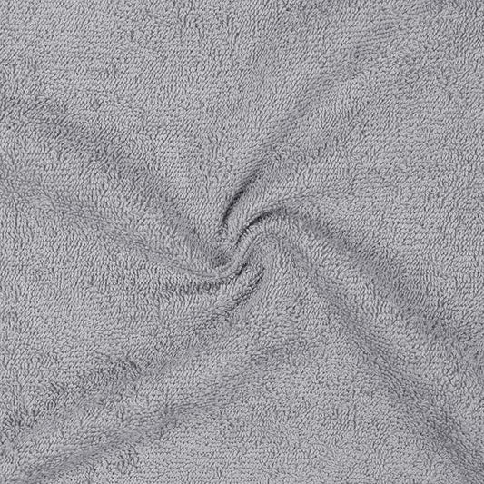 Amazon Basics Highly Absorbent Fast Drying 100% Cotton Washcloths for Bathroom and Face, Machine Washable, 12 x 12 in, Gray, 24-Pack